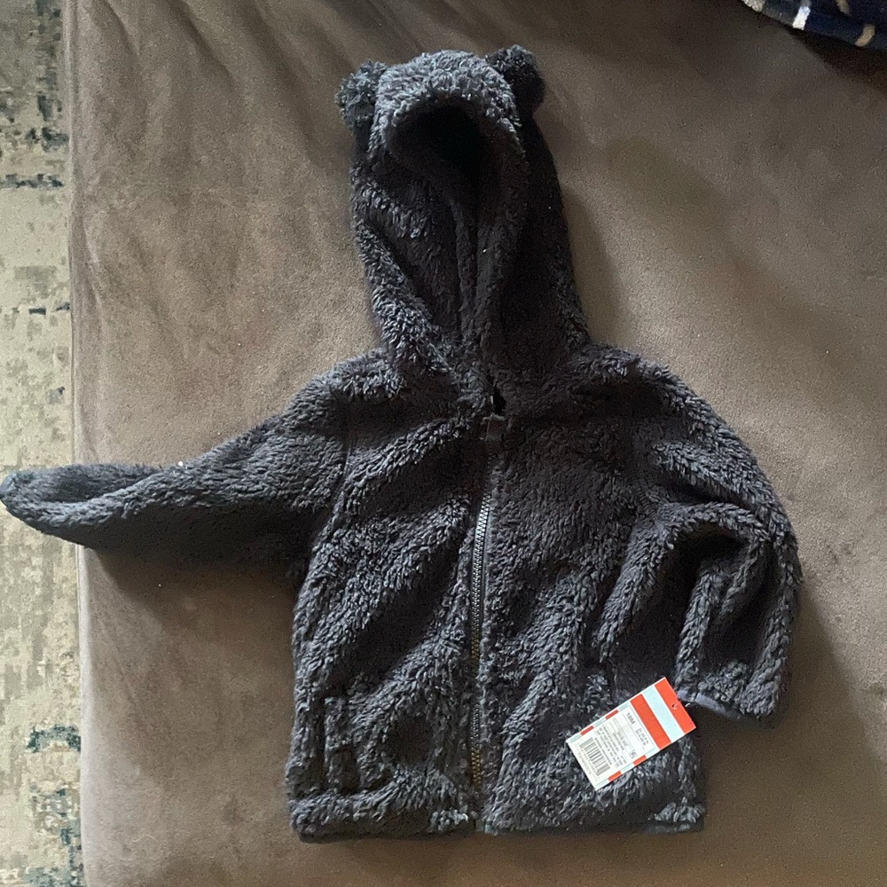 18 M Girls Fuzzy Coat